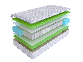 Матрас с независимыми пружинами SkySleep WAVE Comfort S1000