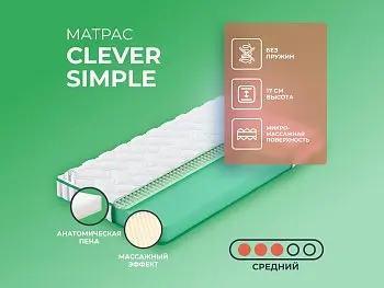 Матрас Clever Simple (90х190)