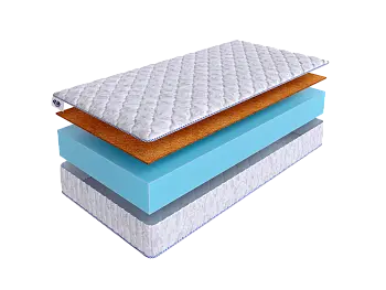 Жесткий матрас SkySleep ROLLER Cotton 18 Cocos